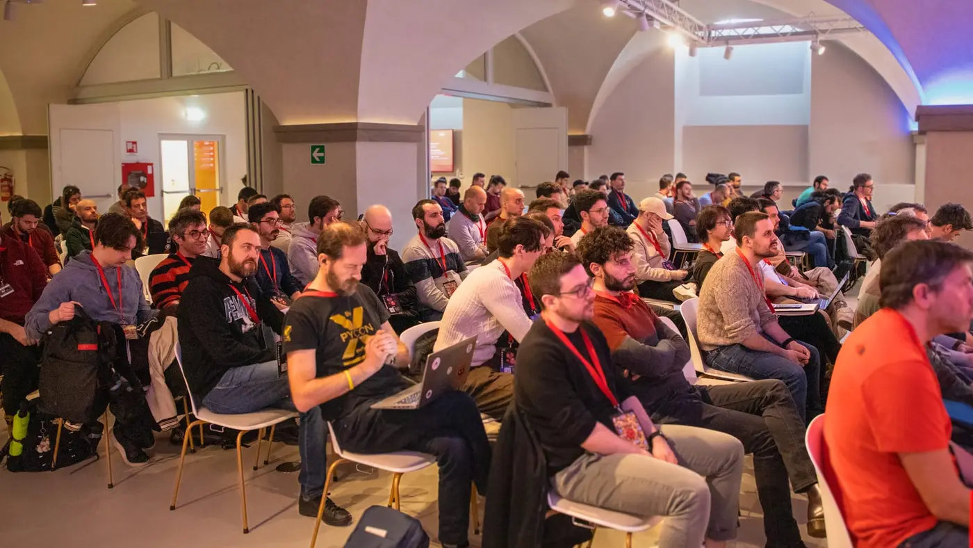 Open Source Day, Florence. One of the rooms.